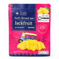 Thai Tropica Soft Dried Jackfruit, 159g, made from premium Thai Jack Fruit, soft, chewy texture. Vegan, Halal, Non-Fat & Cholesterol- Free, Candied fruit snack