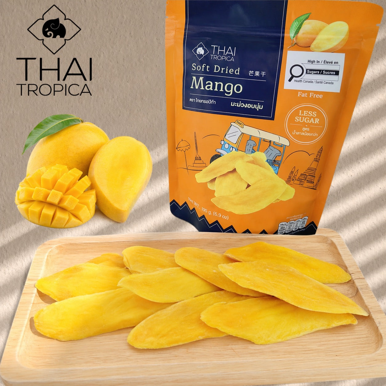Thai Tropica Soft Dried Fruit 195g