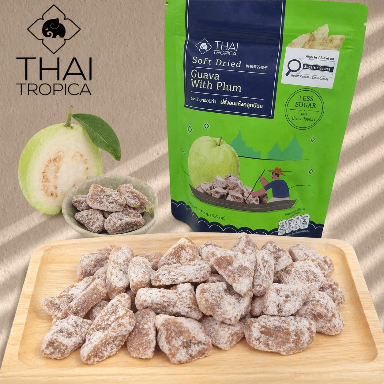 Thai Tropica Soft Dried Guava with Plum seasoning 159g