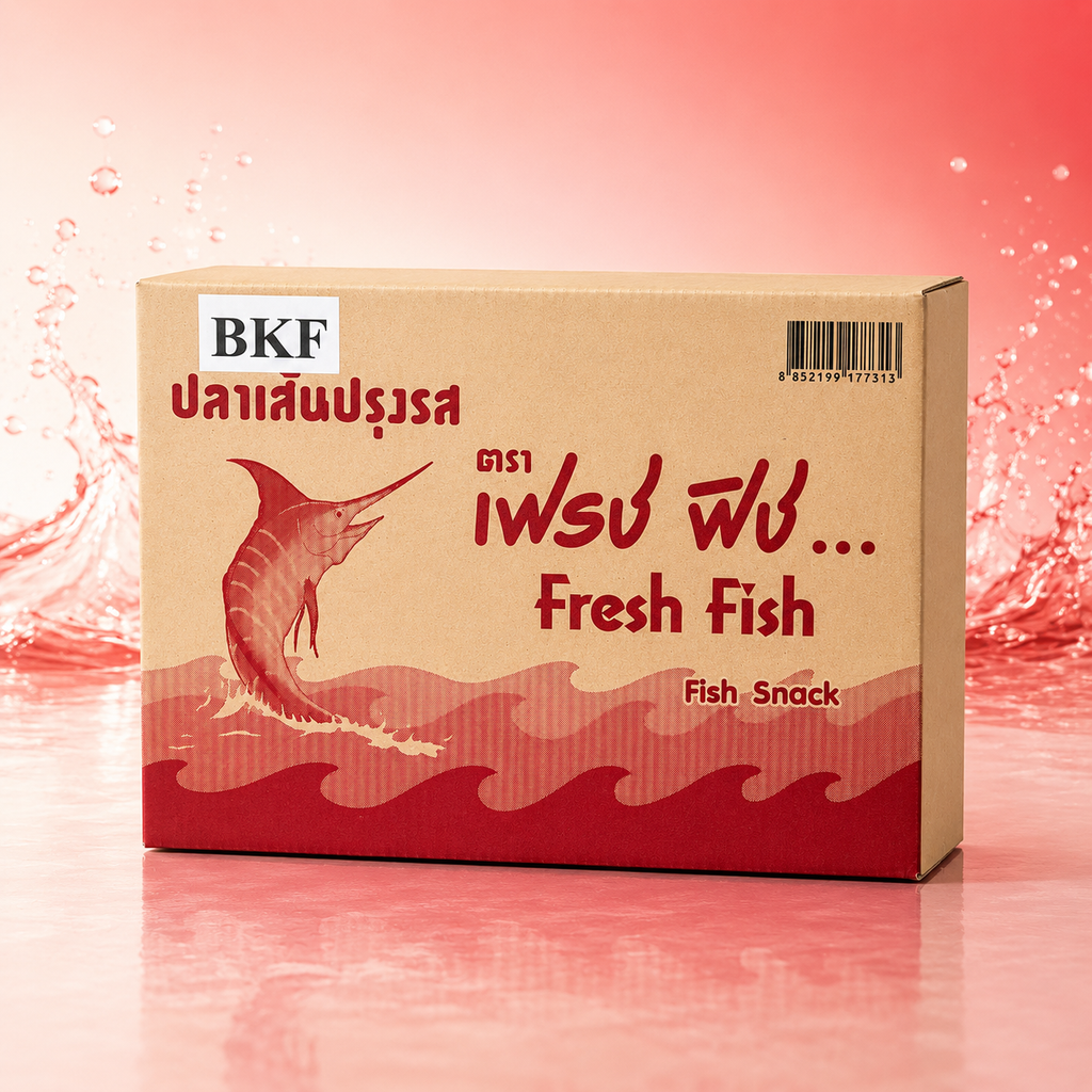 Fresh Fish Jerky Strips Hot Chlli Flavor 80g x 50 packs